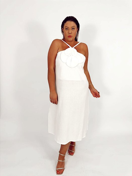 Vestido Isis com Flor