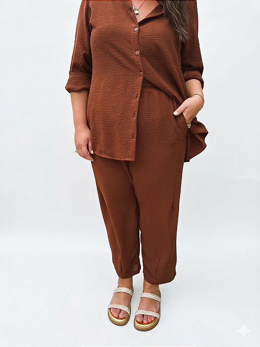 Calça Fiorela Marrom