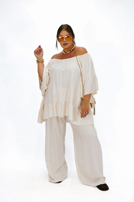 Pantalona Gio em Viscolinho