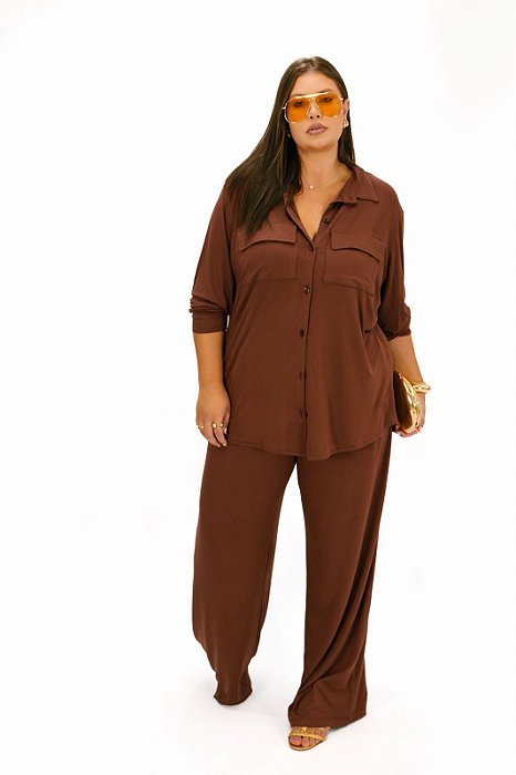 Pantalona Sara Marrom