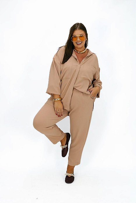 Calça Catia Pó de Arroz