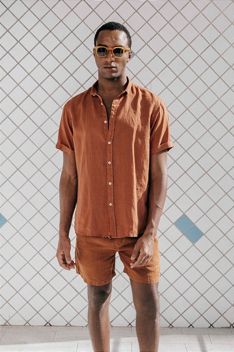 BERMUDA LINHO RELAX BROWN