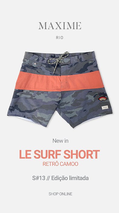 LE SURF SHORT RETRÔ CAMO