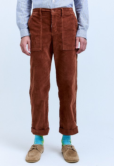 CALÇA CARPENTER CORDUROY CAPUCCINO