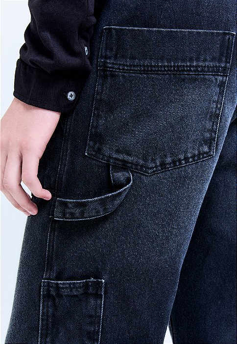 CALÇA CARPENTER SARJA NOIR