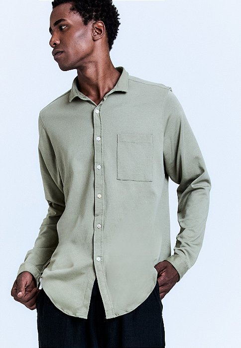 CAMISA SUEDINE SOFT VERDE