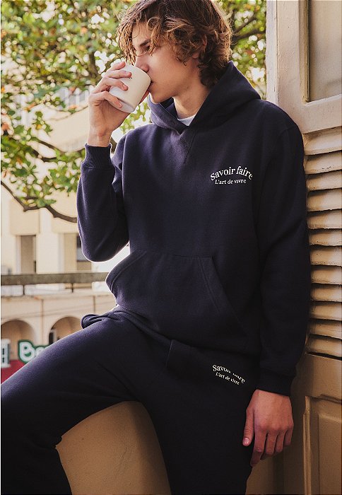 CALÇA JOGGER MOLETOM SAVOIR FAIRE