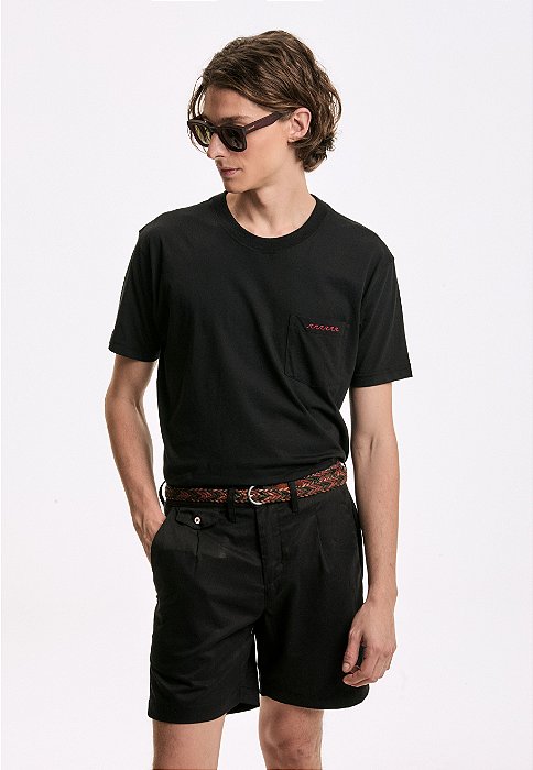 BERMUDA CHINO PRETO