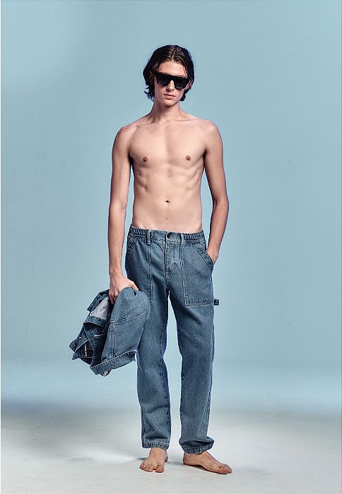 CALÇA CARPENTER BLUE DENIM