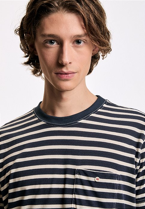 T-SHIRT BATEAU LISTRADA