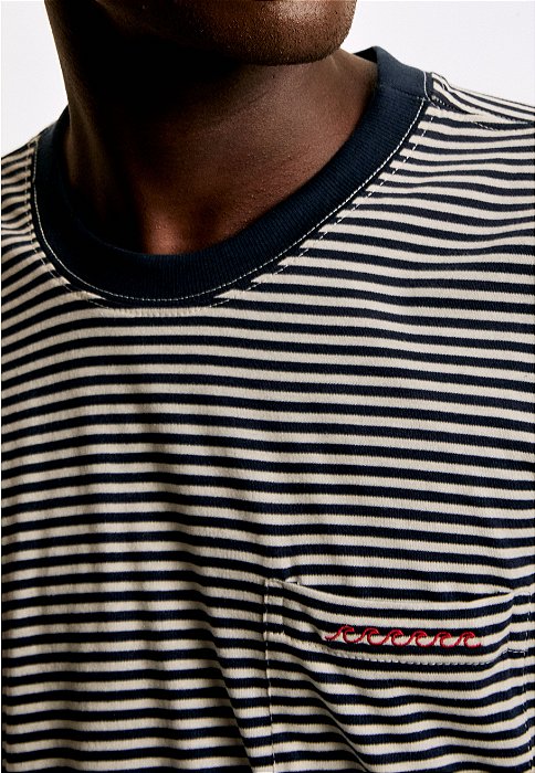 TSHIRT POCKET ONDA LISTRADA