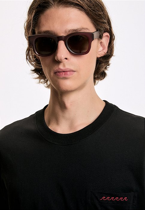 TSHIRT POCKET ONDA NOIR