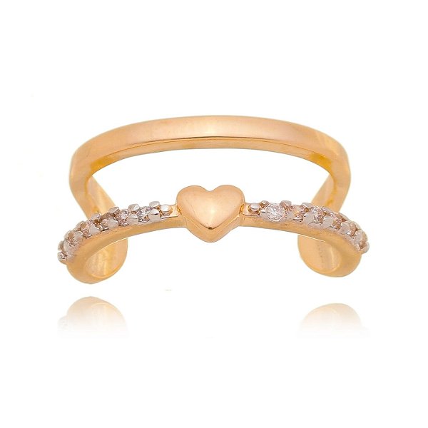 Piercing fake folheado a ouro 18k