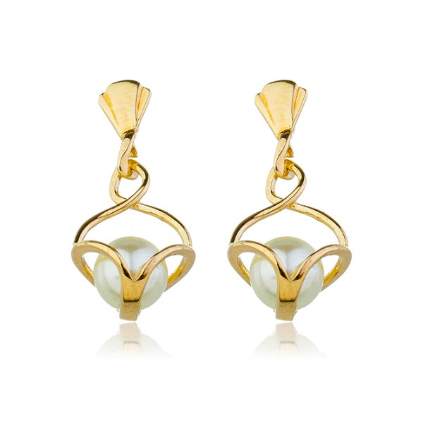 Brinco Elfo folheado a ouro 18k