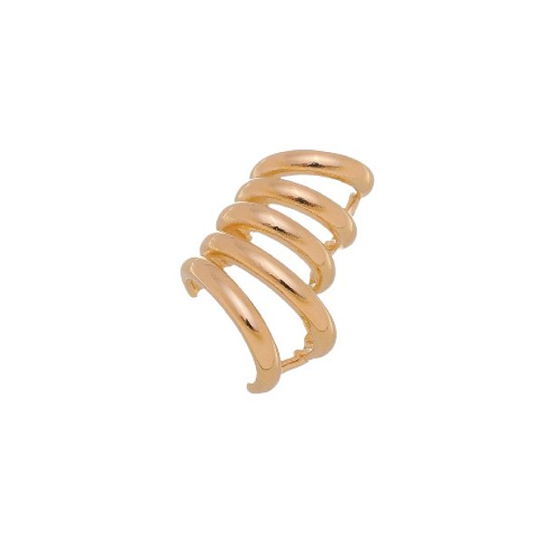 Brinco Ear Cuff folheado a ouro 18k