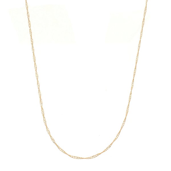 Corrente Singapura folheada a ouro 18k 45cm