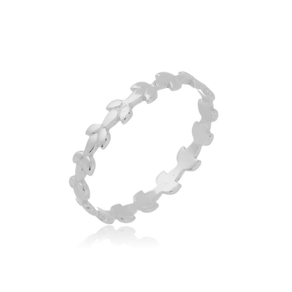 Anel grão de trigo em prata 925