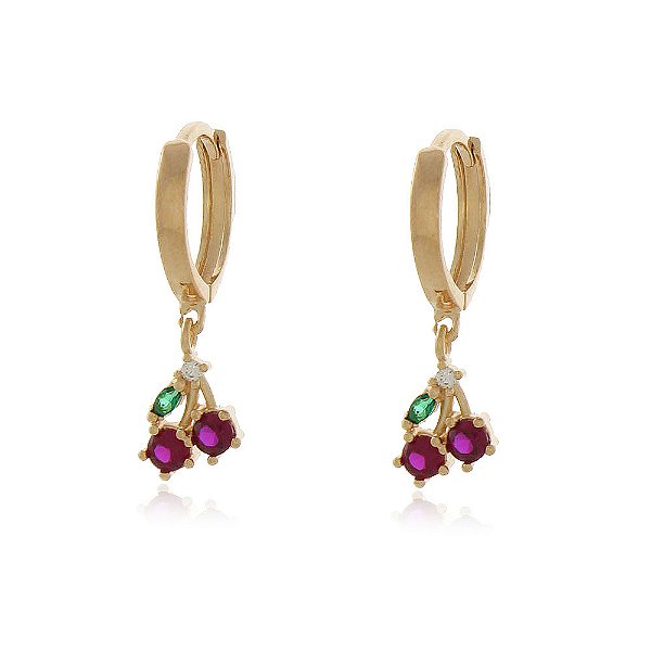 Argola infantil folheada a ouro 18k