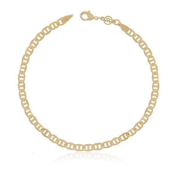 Pulseira folheada a ouo 18k 22cm