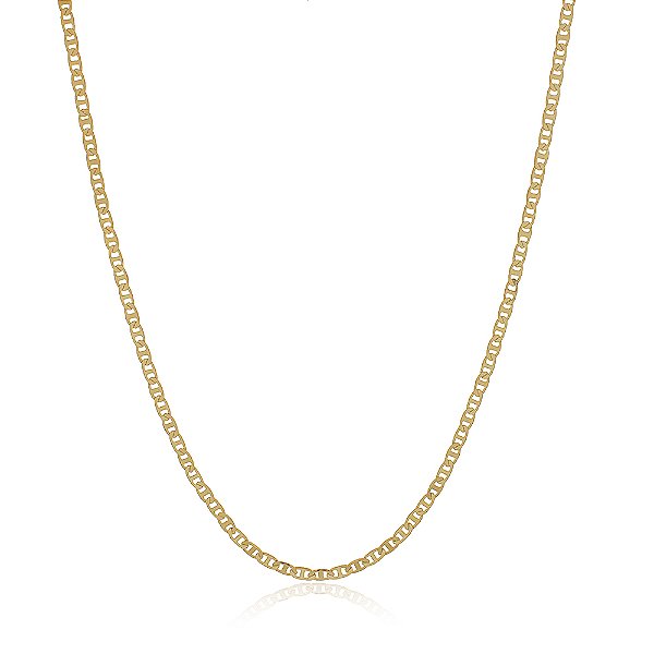 Corrente Piastrine folheado a ouro 18k 70cm