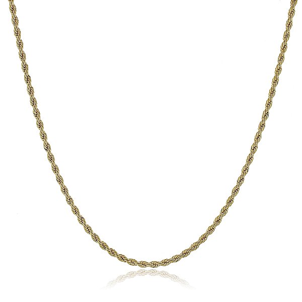 Corrente folheada a ouro 18k 40cm