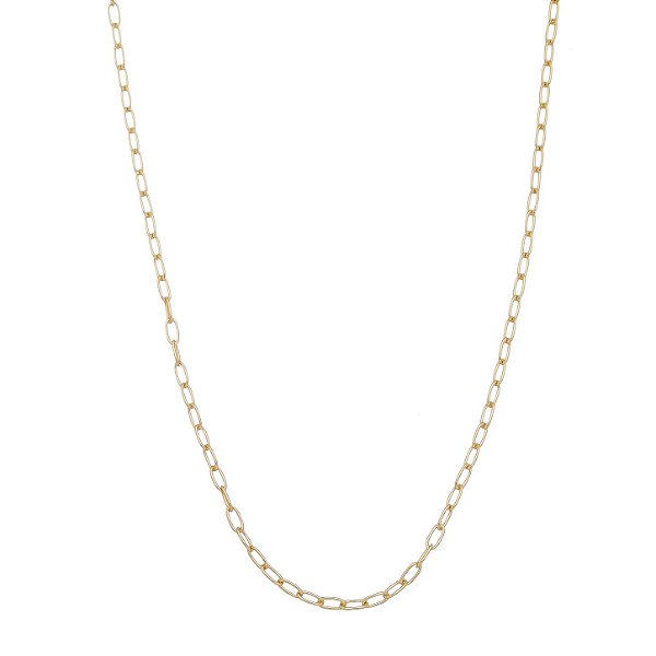 Corrente folheada a ouro 18k 60cm