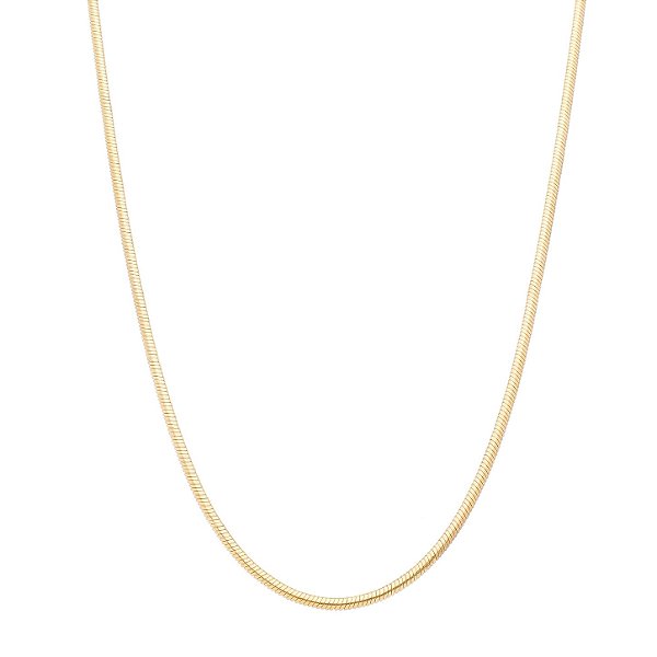 Corrente folheada a ouro 18k 45cm