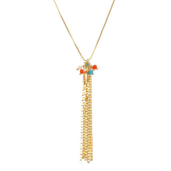 Gargantilha folheada a ouro 18k