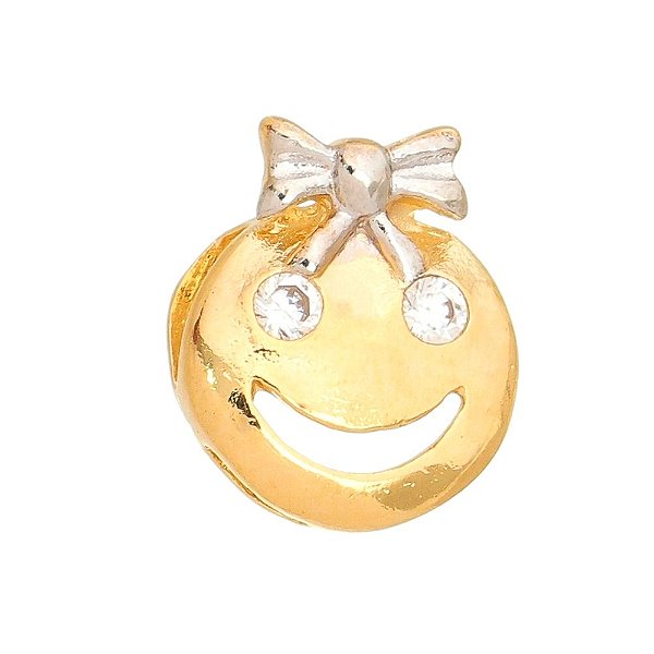 Pingente menina folheado a ouro 18k