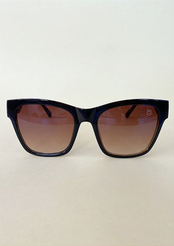 Óculos de sol maxi moderno marrom