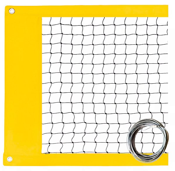 Rede Beach Tennis 8,20 x 1,00 + Cabo de Aço - Premium