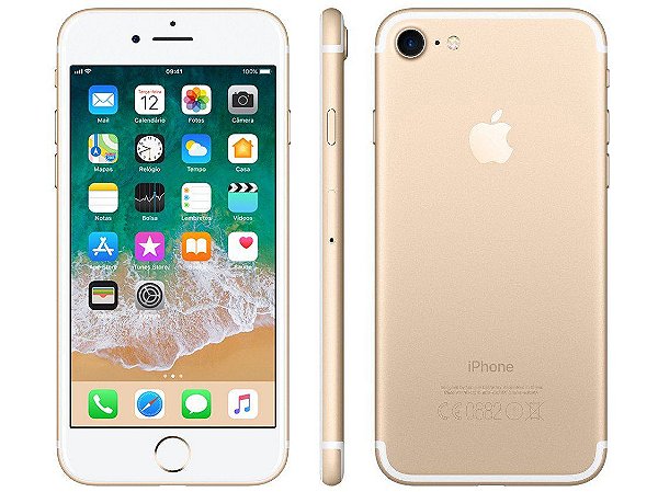iPhone 7 Dourado 32GB Novo, Desbloqueado com 1 Ano de Garantia - X5SGSA5U6