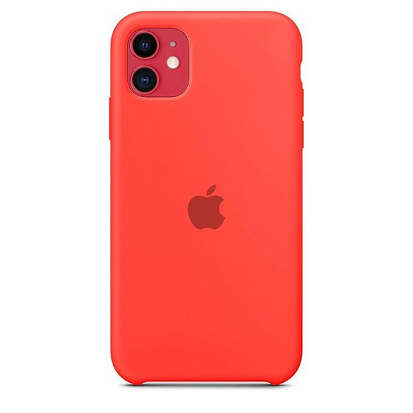 Case Capinha Rosa Neon para iPhone 11 de Silicone - FF7TL912L