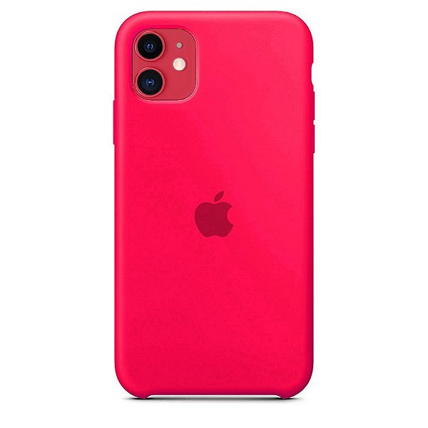 Case Capinha Rosa Pink para iPhone 11 de Silicone - T5HDCUJ7I