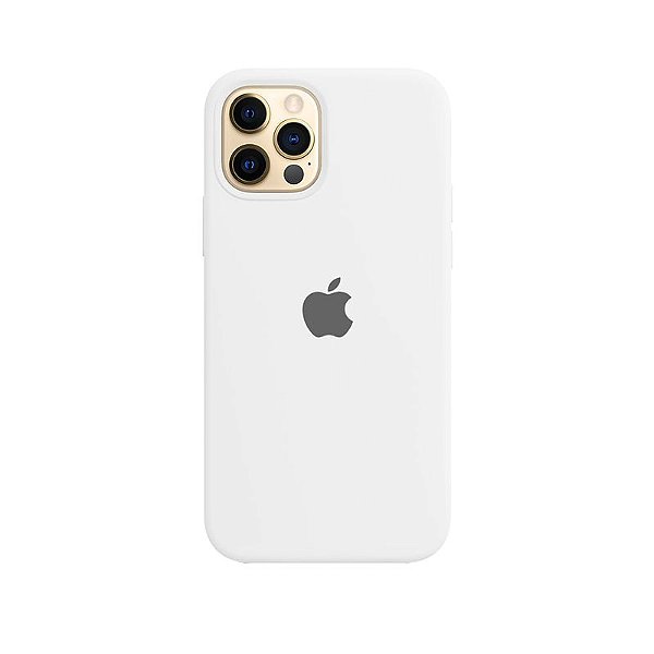 Case Capinha Branca para iPhone 12 e 12 Pro de Silicone - GSM5VQIB5