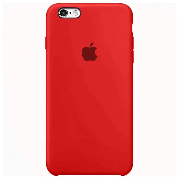 Case Capinha Vermelha para iPhone 6 e 6s de Silicone - 6T5K0ISZ9