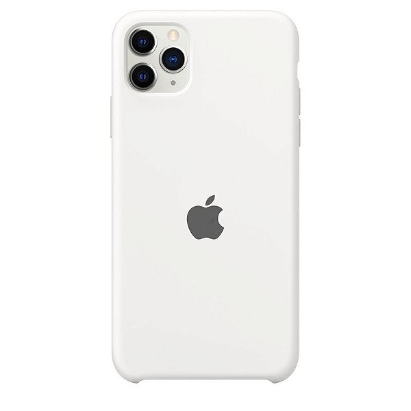Case Capinha Branca para iPhone 11 Pro Max de Silicone - 4KUXEGAKG
