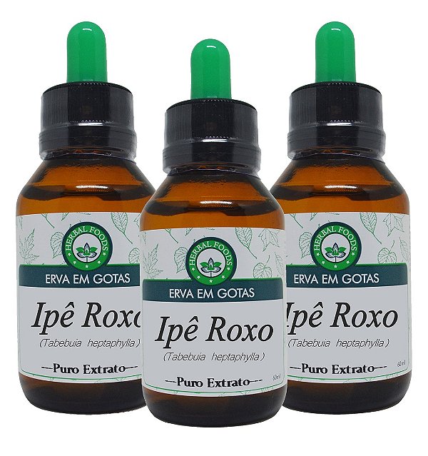 3 Extratos de Ipê Roxo - 60ml