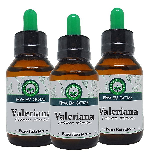 3 Extratos de Valeriana - 60ml