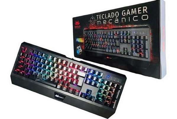 KNUP - TECLADO MECANICO GAMER USB - KP-TM005