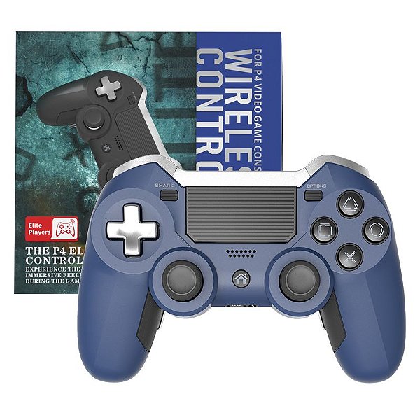 CONTROLE ELITE PS4 BLUE HS-PS4125D