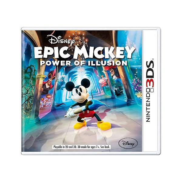 EPIC MICKEY POWER OF ILLUSION 3DS USADO