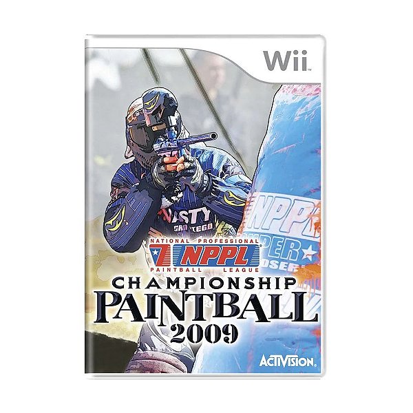 NPPL CHAMPIONSHIP PAINTBALL 2009 WII USADO