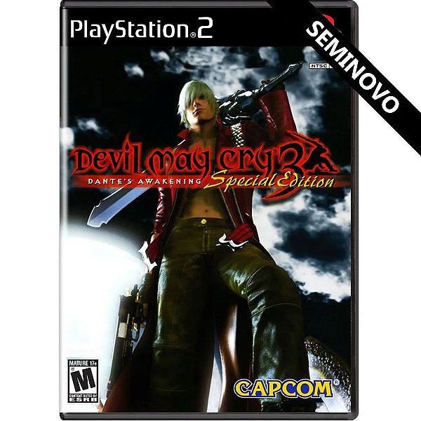 DEVIL MAY CRY 3 DANTE'S AWAKENING SPECIAL EDITION PS2 USADO