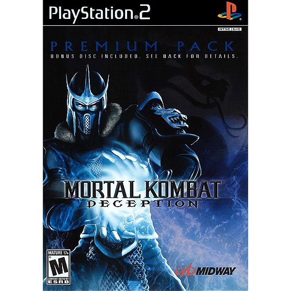 MORTAL KOMBAT DECEPTION PREMIUM PACK PS2 USADO