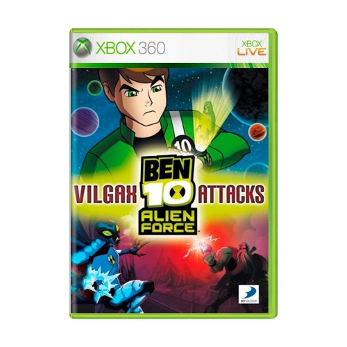 BEN 10 ALIEN FORCE VILGAX ATTACKS XBOX 360 USADO