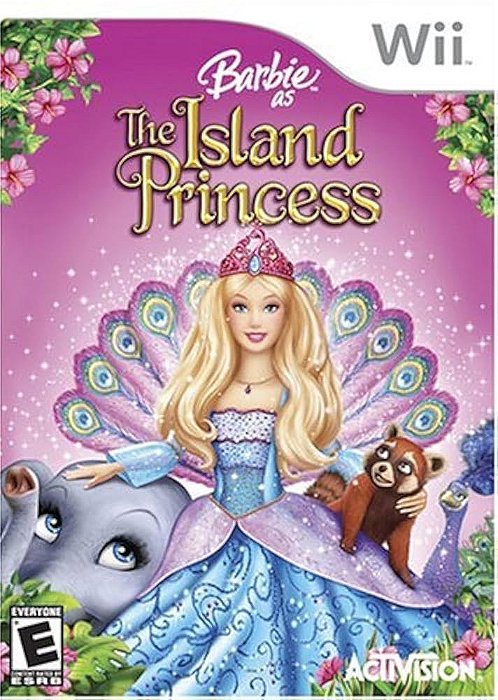 BARBIE THE ISLAND PRINCESS WII USADO