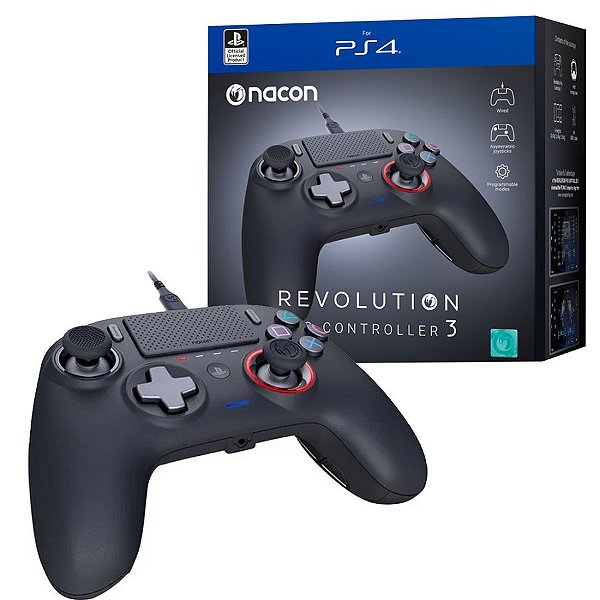 CONTROLE NACON REVOLUTION 3 PRO CONTROLLER PRETO