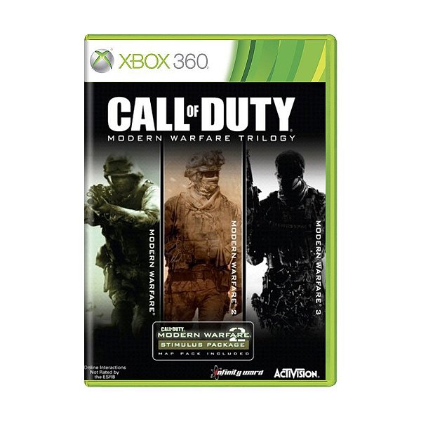 CALL OF DUTY MODERN WARFARE TRILOGY XBOX 360 USADO