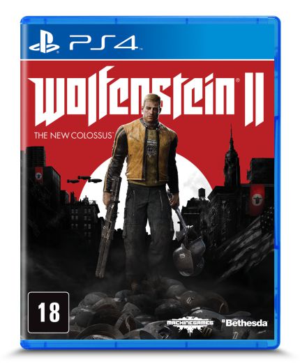 WOLFENSTEIN II THE NEW COLOSSUS PS4 USADO
